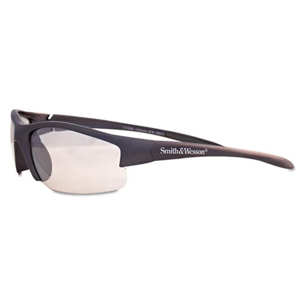 Smw Equalizer Safety Glasses Gun Metal Frame, Clear Lens - SM33651