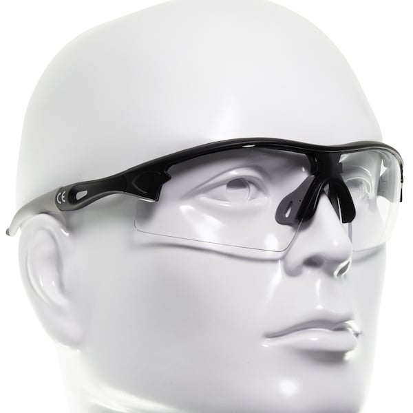 Allen Co Aspect Shooting Safety Glasses, Clear Lenses, ANSI Z87.1+ & CE Rated - 2380