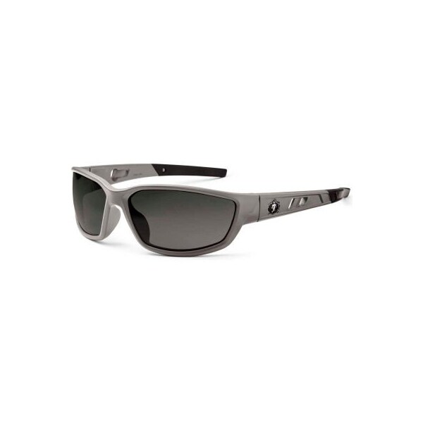 Ergodyne Ergodyne Skullerz Kvasir Safety Glasses, Smoke Lens, Matte Gray Frame - 53130