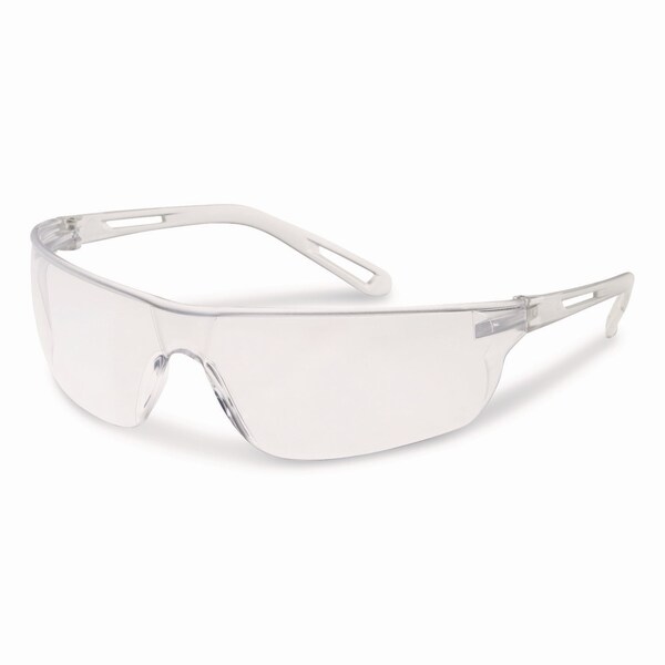 Bouton Optical Zenon Z-Lyte Safety Glasses, Scratch-Resistant, Clear Plastic Frame, Clear Polycarbonate Lens - 250-09-0000