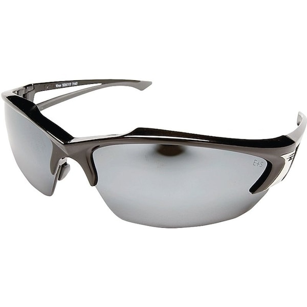 Edge Eyewear SDK117 NonPolarized Safety Glasses, Unisex, Polycarbonate Lens, Half Wraparound Frame - SDK117-G2