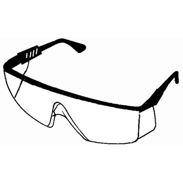 Gateway Safety Gateway Safety 49RB80 Glasses Strobe Safety Clear Lens - 49RB80