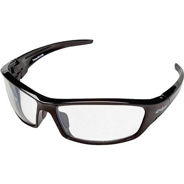 Edge Eyewear NonPolarized Safety Glasses, Unisex, Polycarbonate Lens, Full Frame, Nylon Frame, Black Frame - SR111AR