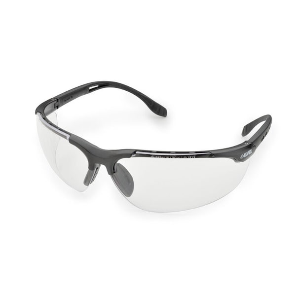 Erb Safety SG-51, Safety Glasses Anti-Fog, Anti-Static & Anti-Scratch, Clear Lens, Frameless, Wraparound - SG-51C-AF