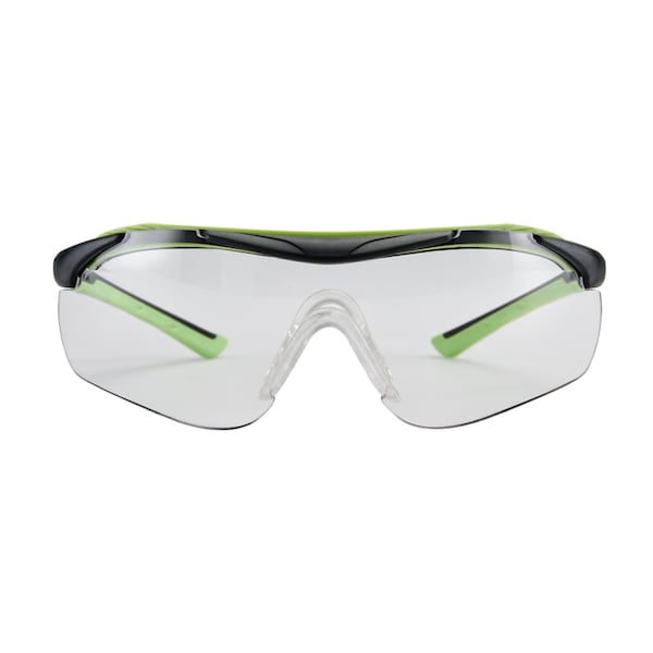 Scotch 3M Anti-Fog Safety Glasses Clear Lens Black/Green Frame 1 pc - 47100H1-DC