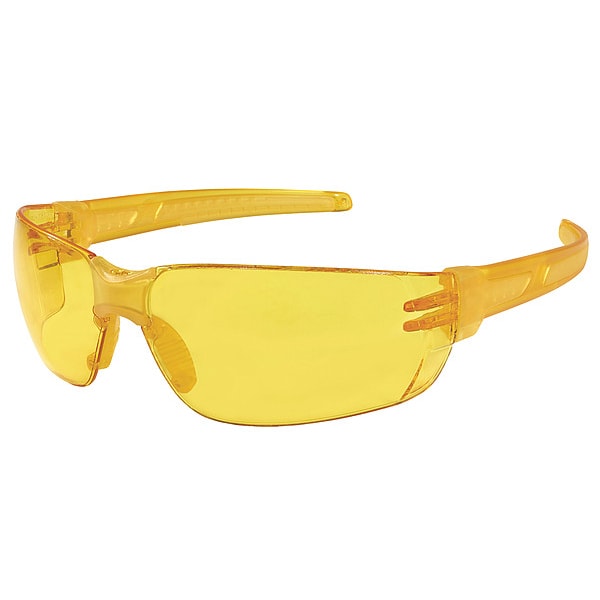 Mcr Safety HK2, Safety Glasses Anti-Fog, Amber Lens, Frameless, Traditional - HK214PF