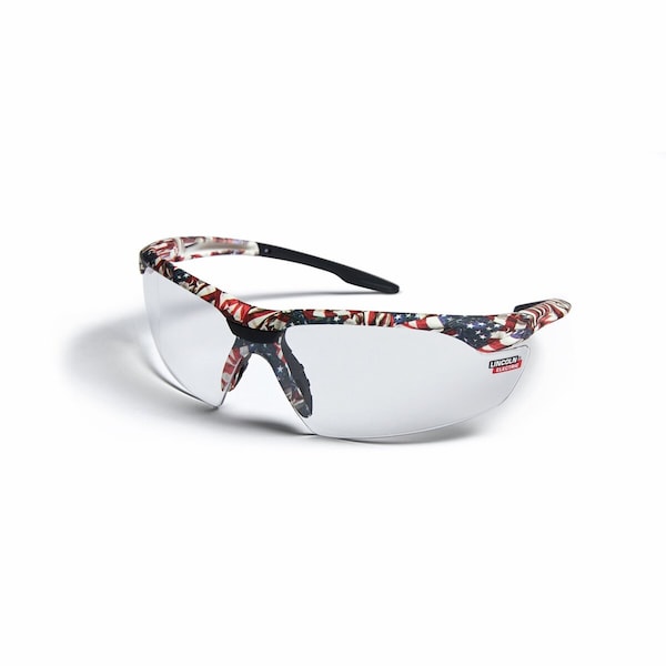 Lincoln Electric Safety Glasses, Clear, Anti Fog/Scratch - K4676-1