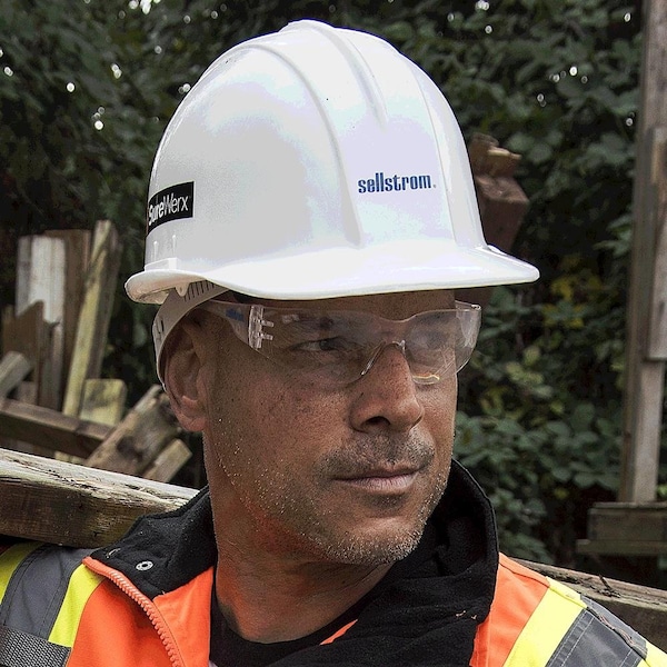 Sellstrom Safety Glasses Anti-Scratch, Clear Lens, Frameless - S70701