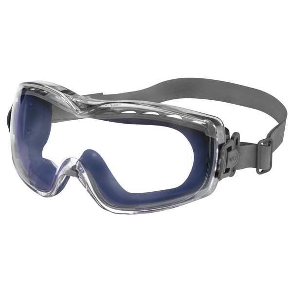 Honeywell Uvex Stealth(R) Protective Goggles, Blue Wraparound Frame, Clear Lens, Anti-Fog, Anti-Scratch Coating - S3993X