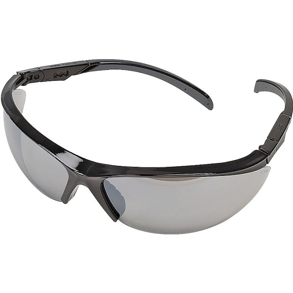Msa Safety 10083084 Safety Glasses, AntiFog Lens, Black Frame - 10083068