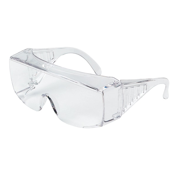 Mcr Safety Glasses, 98 Series XL Clear Uncoated, W/Yukondb, 12PK - 9800XLD