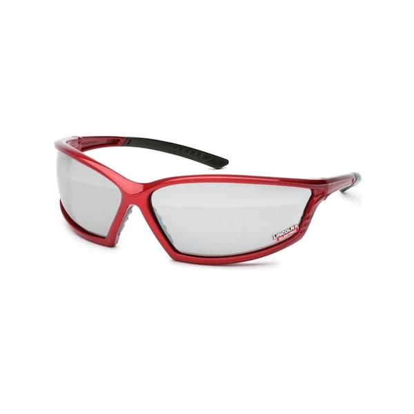 Lincoln Electric Safety Glasses, Red, Outdoor - K2972-1