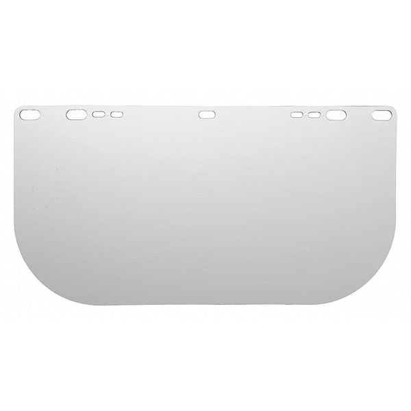 Jackson Safety Face Shield, Clear Visor, 8" Height, Uncoated Lens, Clear - 29109
