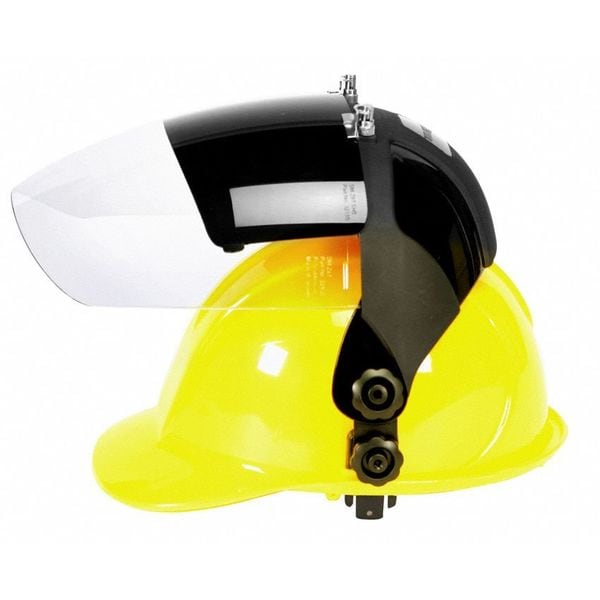 Sellstrom Faceshield Visor, Clear Visor, 9 in Height, Universal Adapter Suspension, Anti-Fog Lens - S32152