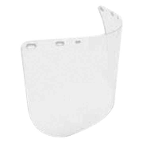 Honeywell North Faceshield Visor, Clear Visor, Polycarbonate, Uncoated Lens, Clear - A8154