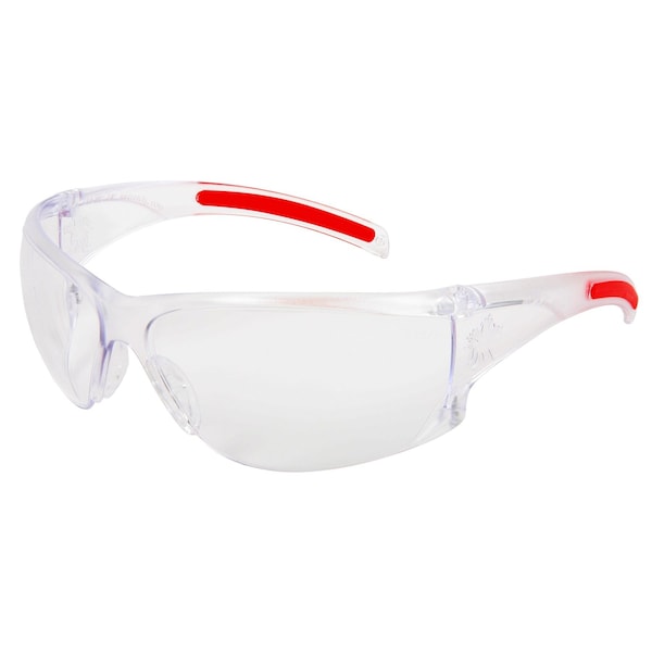 Mcr Safety HK1, Safety Glasses Anti-Scratch, Clear Lens - HK110
