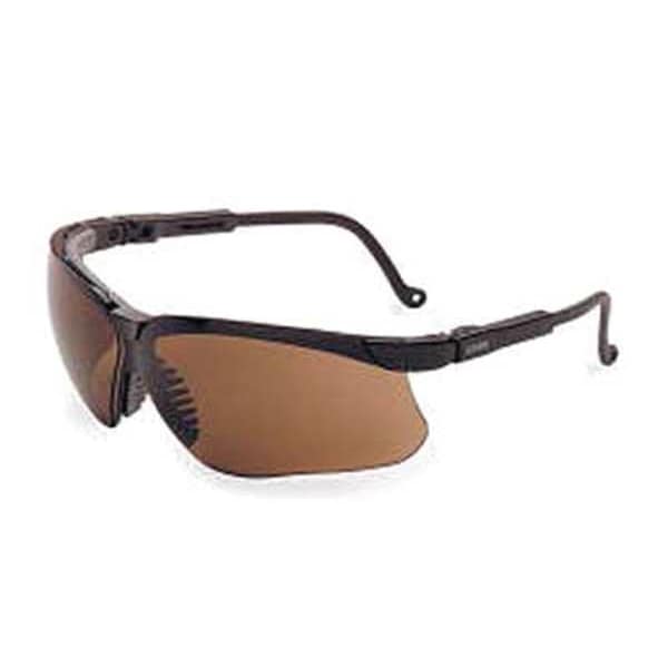 Honeywell Uvex Genesis, Safety Glasses Anti-Scratch, Amber Lens, Half-Frame, Wraparound - S3201