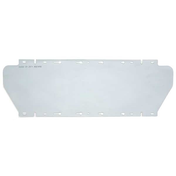 Sellstrom Faceshield Visor, Clear Visor, Acetate, Anti-Fog ; Anti-Scratch Lens, clear - S36040