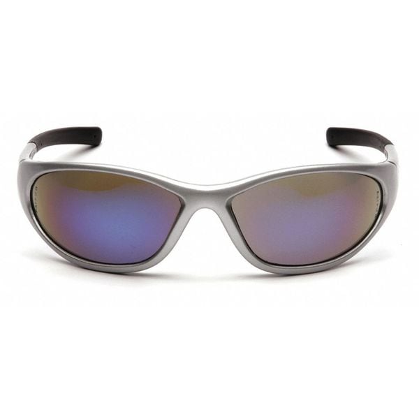 Pyramex Zone II, Safety Glasses Anti-Scratch, Blue Mirror Lens, Full-Frame, Traditional - SS3375E