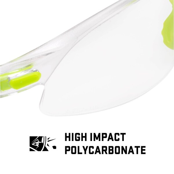 Ultrx Keen Safety Glasses, Youth, Lime Green - 4140