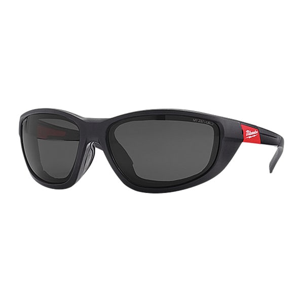 Milwaukee Tool Polarized Safety Glasses, Wraparound Smoke Polycarbonate Lens, Impact-Resistant, 12PK - 48-73-2046X12