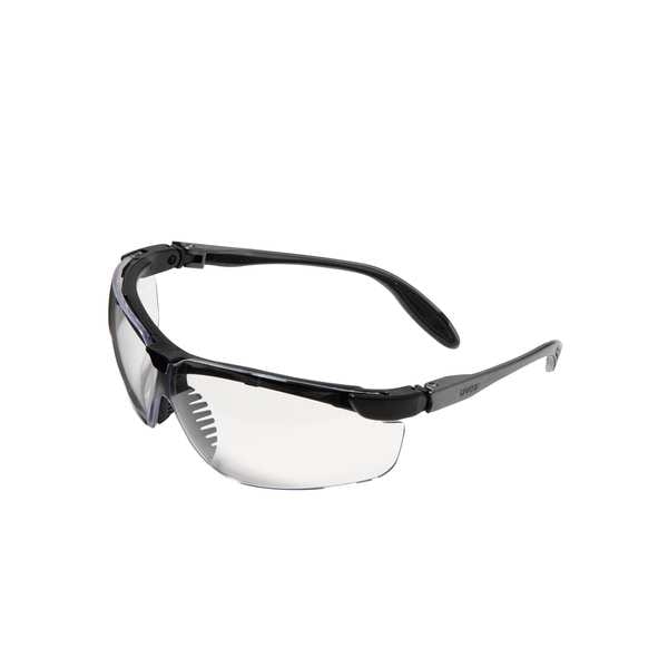 Honeywell Uvex Genesis S, Safety Glasses Anti-Fog &  Anti-Scratch, Clear Lens, Half-Frame, Wraparound - S3700