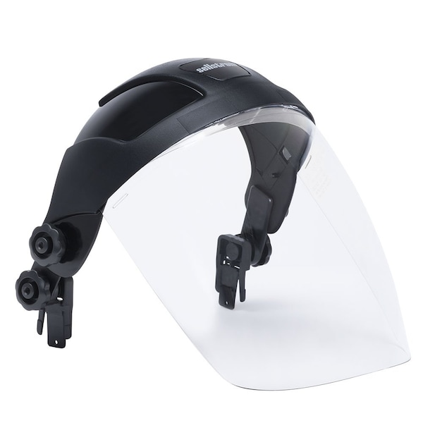 Sellstrom DP4 Series Face Shield, Universal Adapter, Polycarbonate, Clear, Anti-Fog - S32012