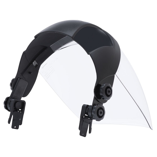 Sellstrom DP4 Series Face Shield, Universal Adapter, Polycarbonate, Clear, Anti-Fog - S32012