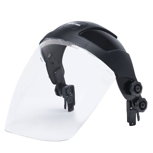 Sellstrom DP4 Series Face Shield, Universal Adapter, Polycarbonate, Clear, Anti-Fog - S32012