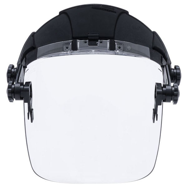 Sellstrom DP4 Series Face Shield, Universal Adapter, Polycarbonate, Clear, Anti-Fog - S32012