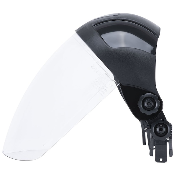 Sellstrom DP4 Series Face Shield, Universal Adapter, Polycarbonate, Clear, Anti-Fog - S32012