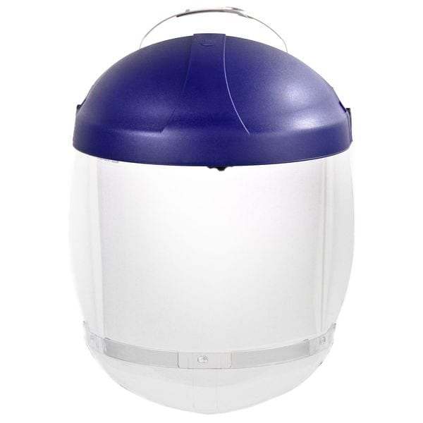 3M Headgear, Ratchet, Blue, w/Chin Protector - 82521-10000