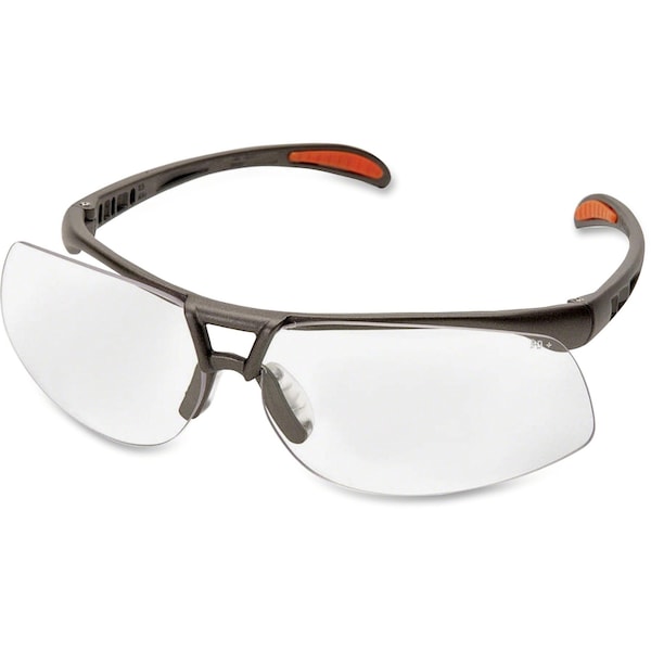 Honeywell Uvex A700, Safety Glasses Anti-Scratch, Gray Mirror Lens, Frameless, Wraparound - A704