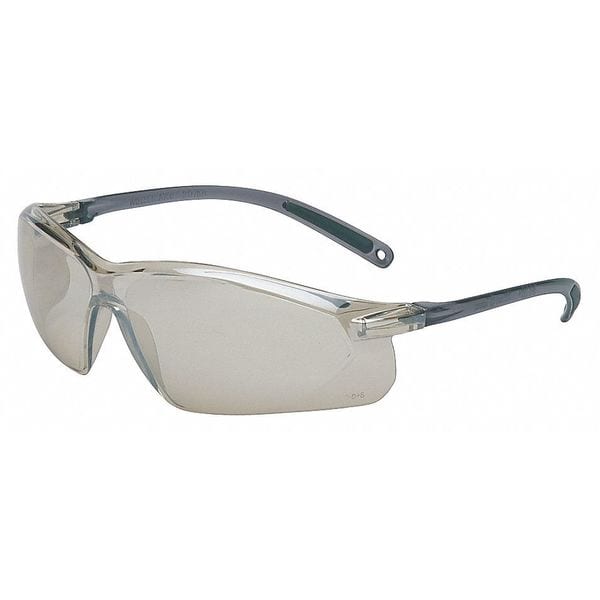 Honeywell Uvex A700, Safety Glasses Anti-Scratch, Gray Mirror Lens, Frameless, Wraparound - A704