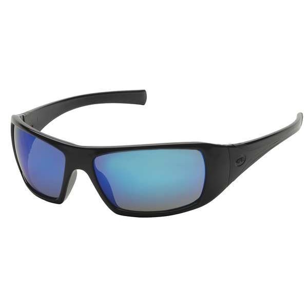 Pyramex Goliath, Safety Glasses Anti-Scratch, Blue Lens, Full-Frame, Wraparound - SB5665D