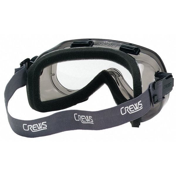 Mcr Safety Safety Goggle, Scratch-Resistant, Clear Lens, D4 ANSI/Dust Splash Rating, Indirect Venting - 2400F