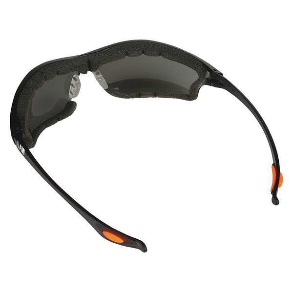 Mcr Safety Law 3, Safety Glasses Anti-Fog &  Anti-Scratch, Gray Lens, Frameless, Wraparound - LW312AF