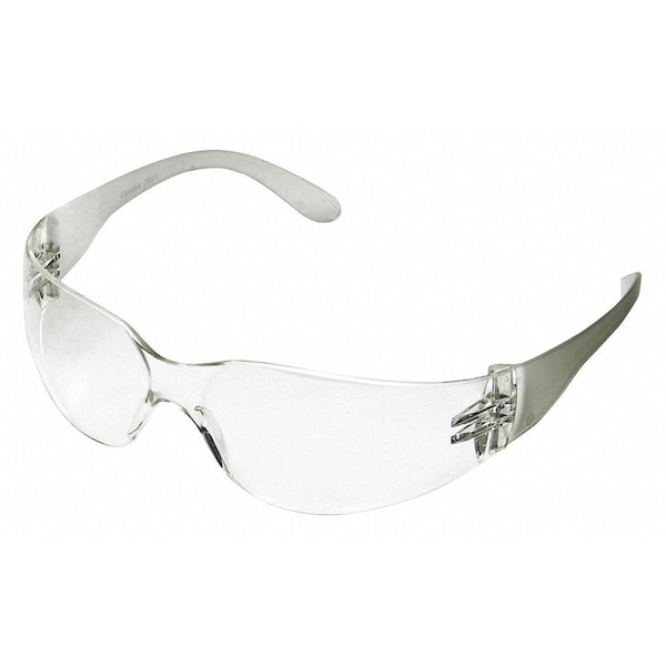 Condor Safety Glasses, Condor V, Anti-Fog, Anti-Static, Anti-Scratch, Frameless, Clear Arm, Clear Lens - 1FYX7