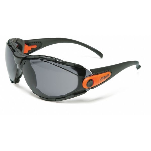 Delta Plus Go-Specs, Safety Glasses Anti-Fog &  Anti-Scratch, Gray Lens, Full-Frame, Wraparound - GG-40G-AF