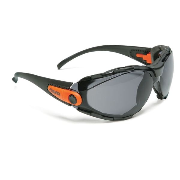 Delta Plus Go-Specs, Safety Glasses Anti-Fog &  Anti-Scratch, Gray Lens, Full-Frame, Wraparound - GG-40G-AF