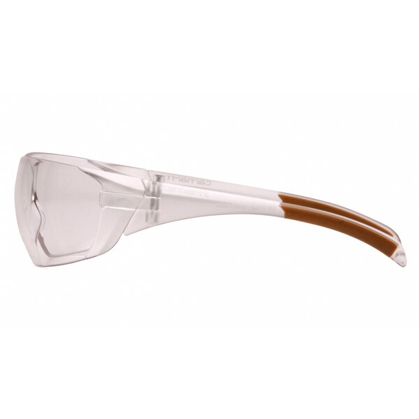 Carhartt Safety Glasses, Carhartt Billings, Anti-Fog, Frameless, Clear Temples, Clear Lens - CH110ST