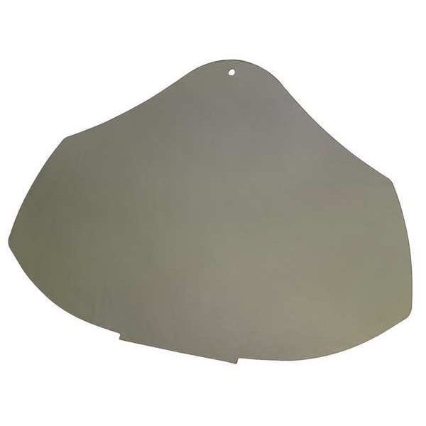 Honeywell Uvex Faceshield Visor, Green Visor, Polycarbonate, Uncoated Lens, Headgear: Black - S8560
