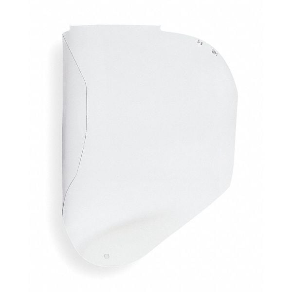 Honeywell Uvex Faceshield Visor, Green Visor, Polycarbonate, Uncoated Lens, Headgear: Black - S8560