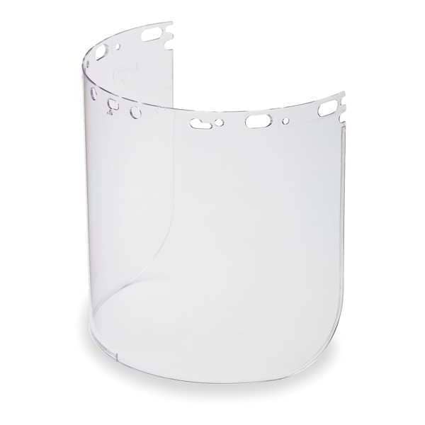 Honeywell North Faceshield Visor, Clear Visor, Propionate, Uncoated Lens, clear - 11390064