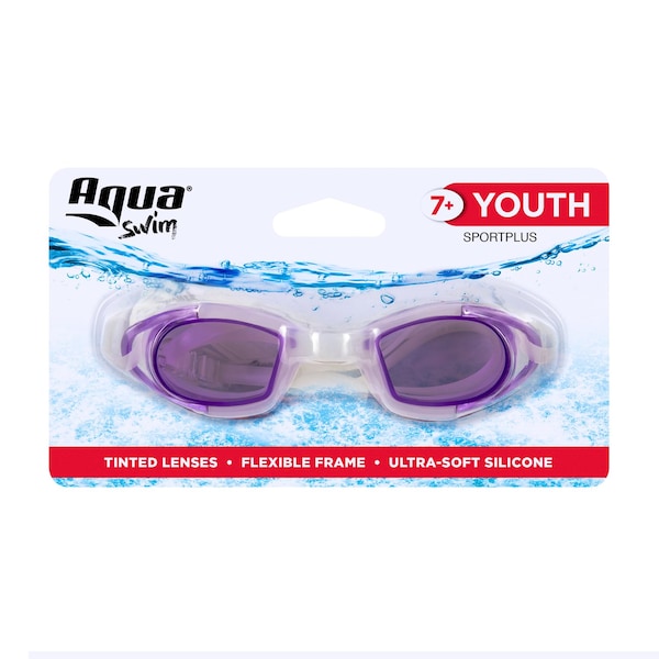 Aqua Leisure Aqua Swim Silicone Goggles - AQG1314P12