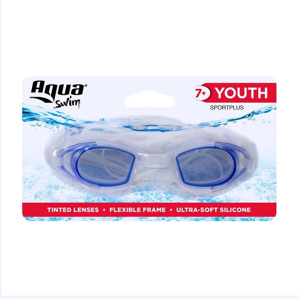 Aqua Leisure Aqua Swim Silicone Goggles - AQG1314P12
