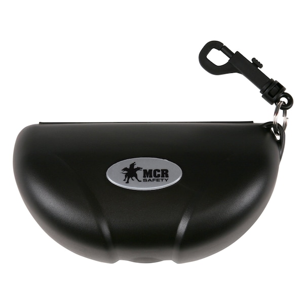 Mcr Safety Glasses, Eyewear Black Hard Case W/ Belt Hook, 10PK - 207