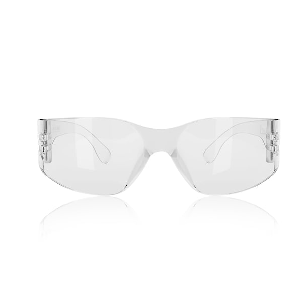 Bison Life Hyline-Clear, Safety Glasses Anti-Fog &  Anti-Scratch, Clear Lens, Wraparound - SH-HYSG-CLLCLT-MS10-1