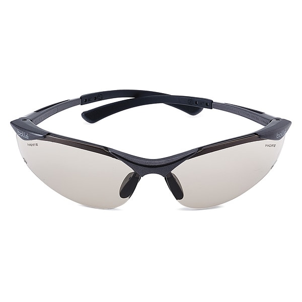 Bolle Safety CONTOUR, Safety Glasses Anti-Fog, Anti-Static & Anti-Scratch, Amber Lens, Half-Frame, Wraparound - PSSCONT-C10