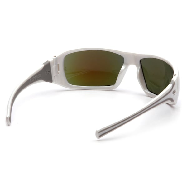 Pyramex Goliath, Safety Glasses Anti-Scratch, Ice Blue Mirror Lens, Full-Frame - SW5665D